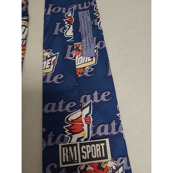 Iowa State Cyclones Cardinal Cy Men's Tie 100% Silk RM Sport Ralph Marlin USA - Picture 3 of 5
